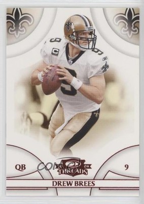 2008 Donruss Threads Red Century Proof Drew Brees #77 HOF 2k3