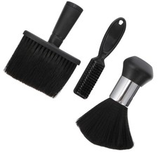 3 Pcs Plastic Hairdressing Neck Duster Brush Barber Hair Cleaning Tool