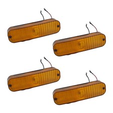 4pc Led Amber Flashing Cab Light For John Deere 30 Series 4030 4430 8650 Us