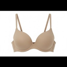 SKIMS Ultimate Push Up Plunge Bra Clay Tan 32B BR-UWR-1881 NWT