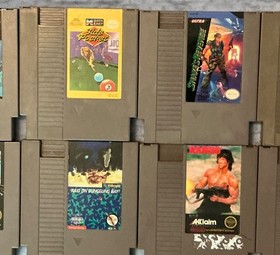 NES Games Lot of 10 - Nintendo Entertainment System  - Tested and Working