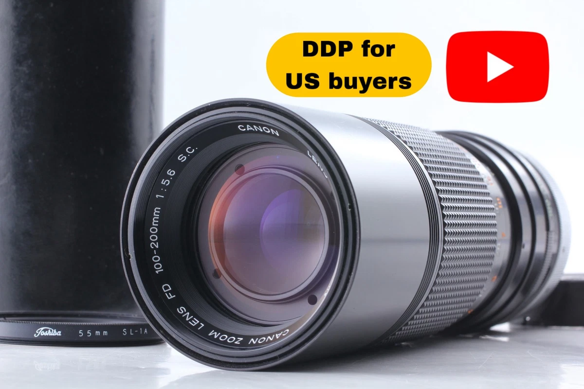 Canon FD 100-200mm 1: 5.6 Zoom Lens Great Condition AE-1 A-1 T70-Tested
