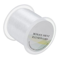 142Yd Nylon Fishing Line, Beading Cord, Jewelry Wire, DIY Bracelet Craft, Clear