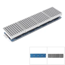 MAX7219 Dot led matrix MCU control 4-in-1 LED Display module for 2d po