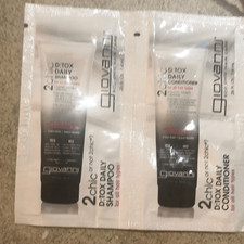 NEW  Giovanni Travel trial size shampoo and conditioner D Tox Daily