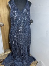 Windsor Evening Gown Gunmetal Size 14+ NWT