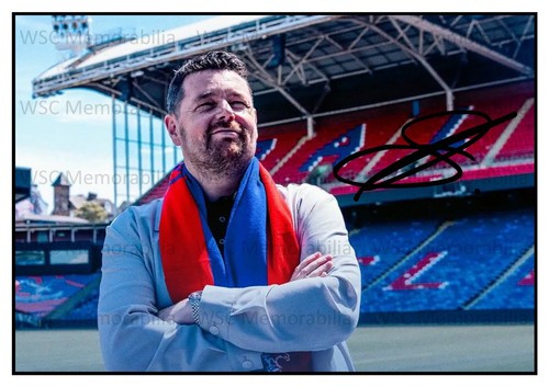 12915. Pierre Sage Signed Pictures (A4 Prints) Crystal Palace Lens Lyon