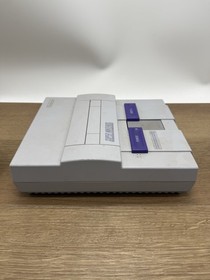 Super Nintendo SNES System Console With 2 Controllers, AC & A/V Cords, 12 Games
