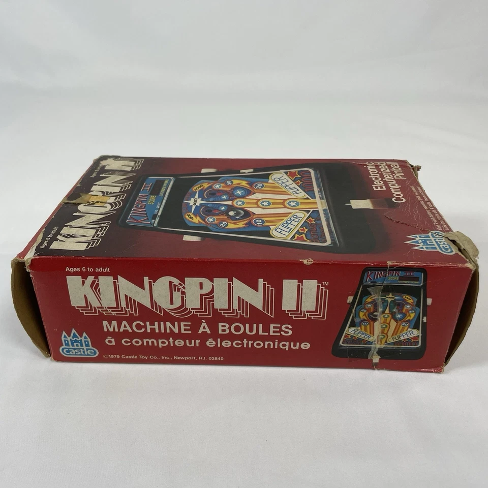KingPin 2 Castle Toy Electronic Pinball Machine - Tested & Working -Original Box - Image 2 of 4