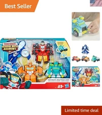 Exclusive Transformers Rescue Bots Academy – 4 Convertable 4.5” Action Figures