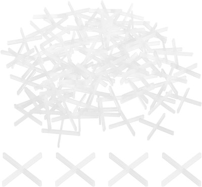 800Pcs Tile Spacers, 1mm 1/32'' Cross Shape Wall Floor Tile Spacer Tiling Tools f