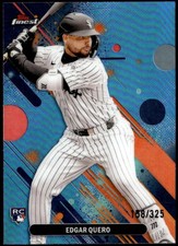 2025 Finest #97 Edgar Quero Sky Blue Refractors #/325 Rookie