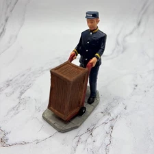 2001 Lemax Rail Worker 12481 Christmas Village Holidays & Seasons Figure RETIRED