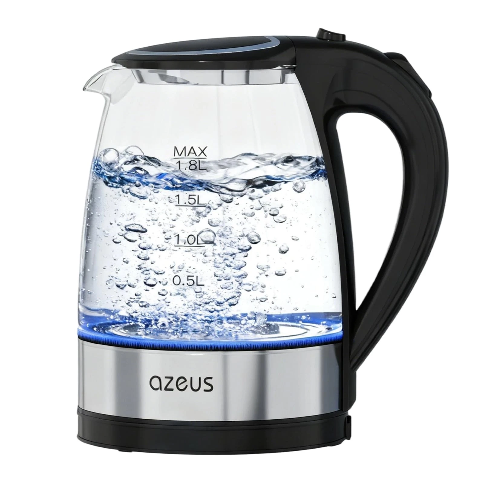 Fast Boil Electric Water Kettle, 1.8L Large Capacity with Auto Shut-Off and B...