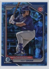 2024 Bowman Chrome Draft Sapphire Edition Matt Shaw #BDC-26 1o3q