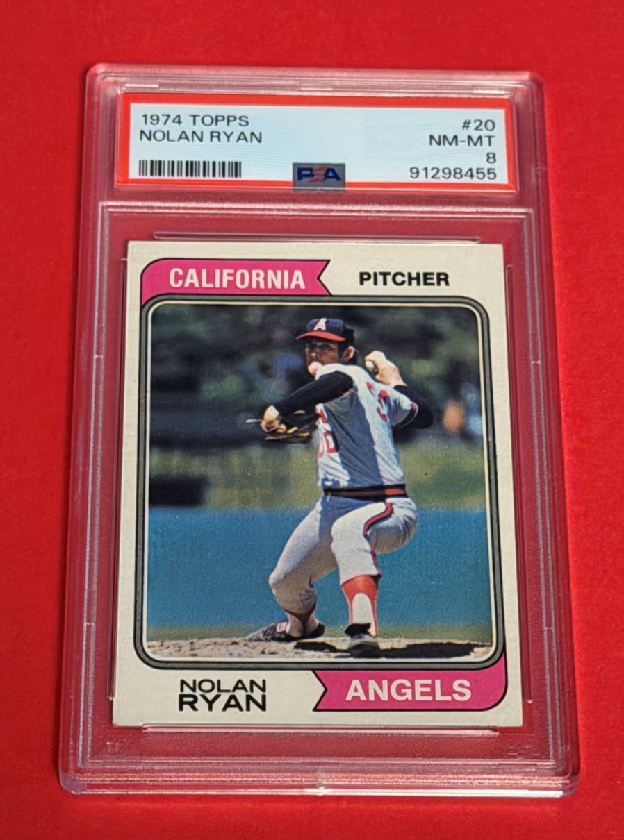 1974 Topps Nolan Ryan #20 PSA 8