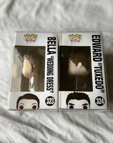 Funko Pop - Twilight Saga - Bella Swan & Edward Cullen Wedding. #323 & #324 - Picture 9 of 11