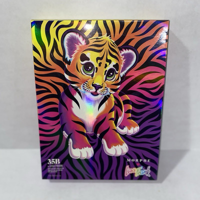 Morphe x Lisa Frank 35B Eyeshadow Palette Shimmer Assorted Pink Purple Blue