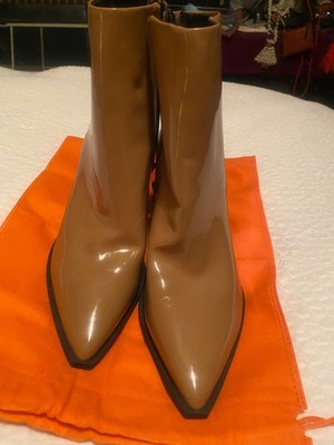 Fabulous Tan Patent Boots