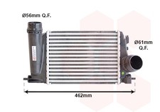 Ladeluftkühler Intercooler für Nissan Qashqai II J11 J11_ 1.2 DiG-T