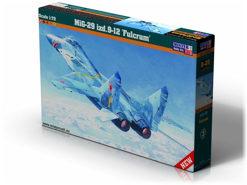 Mistercraft D-20 - 1:72 MiG-29 Izd.9-12 Fulcrum - New