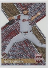 2019 Panini Elite Extra Edition Status Red Die-Cut 4/99 Matt Cronin #87 4z8