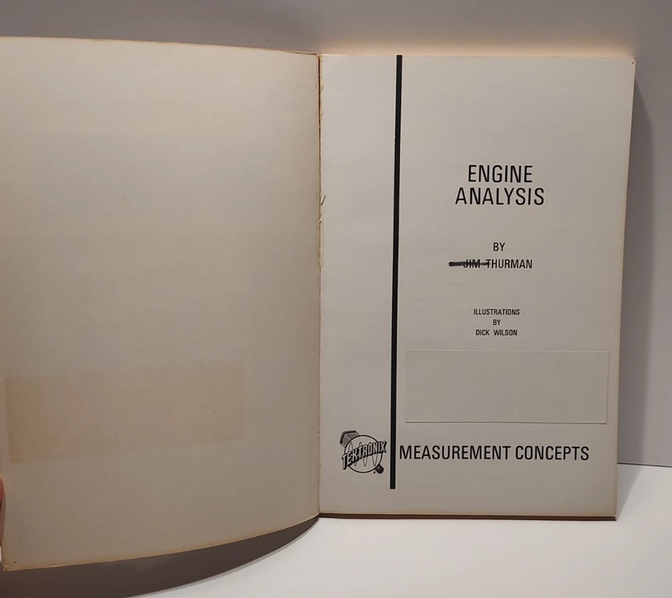 Tektronix Engine Analysis Measurements Tek Measurement Concepts Series Book 1970 - Image 4 of 4