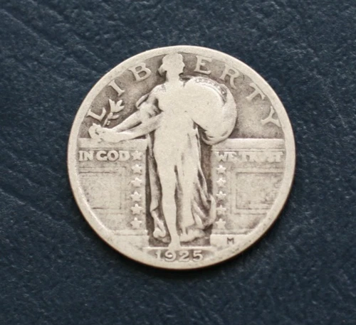 1925 STANDING LIBERTY QUARTER *GOOD to VG  DETAILS*