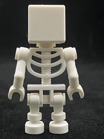 LEGO Minecraft min011 White Minecraft Skeleton Minifigure The Mine