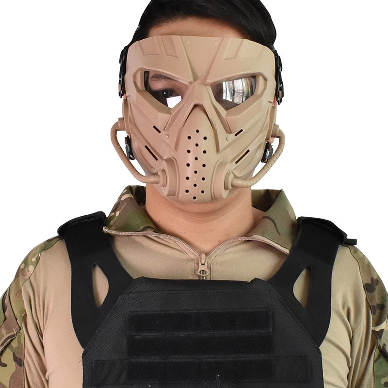 Full Face Protective Mask For Outdoor Sport Paintball Shooting CS Games Gas Mask - Image 2 of 4