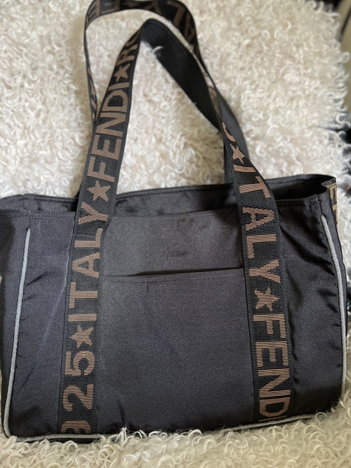 FENDI Zucca shoulder tote handbag 