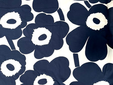 MARIMEKKO 100 cotton full-queen blue on white floral duvet cover. Mexico.