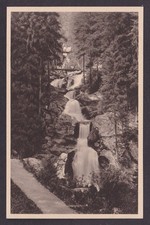 Vintage postcard Triberg Waterfalls cascade bridge Black Forest Germany