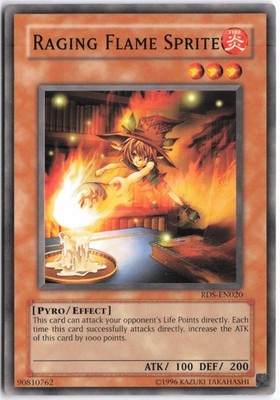 Yugioh - Raging Flame Sprite RDS-EN020 Unlimited - Rise of Destiny