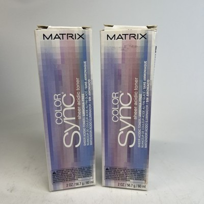 2X Matrix Color Sync Sheer Acidic Toner Sheer Steel
