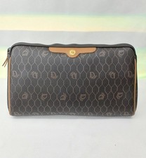 CHRISTIAN DIOR Honeycomb Cosmetic Pouch Clutch Bag from Japan