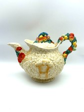 Clarice Cliff Celtic Harvest teapot in very good condition Circa 1940s WVA/0274B