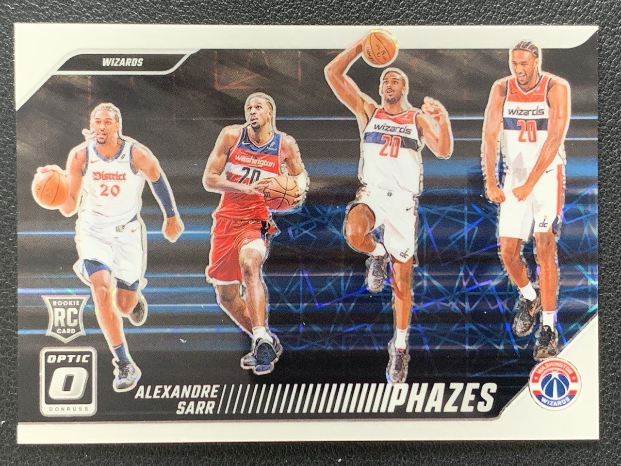 Alexandre Sarr 2024-25 Panini Donruss Optic Phazes SSP RC #22