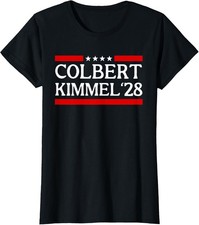 Colbert Kimmel 2028, Funny Kimmel Colbert Design Ladies' Crewneck T-Shirt