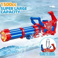 BRAND NEW WOANZZ GATLING ELECTRIC WATER GUN- SPIDERMAN