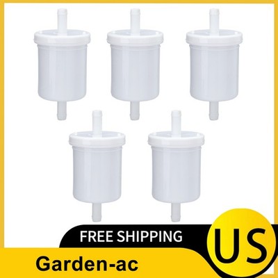 5-PACK 5/16 Inline Fuel Filter 12581-43012 Fits Kubota John Deer Tractor Mower