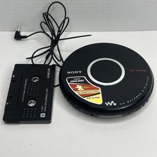 Sony CD Walkman D-EJ017CK Car Ready W/ Cassette Adapter - Tested  Working