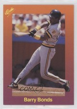 1989 Classic Update Orange Travel Edition Barry Bonds #117 03xp