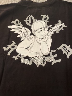 BORN X RAISED MR CARTOON HUSTLER ROCKER TEE T Shirt XL Black | eBay