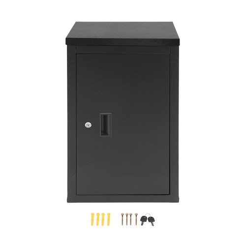 Carbon Steel Parcel Drop Box Wall-Mounted Package Delivery Box Mail Box with Key - Picture 17 of 19