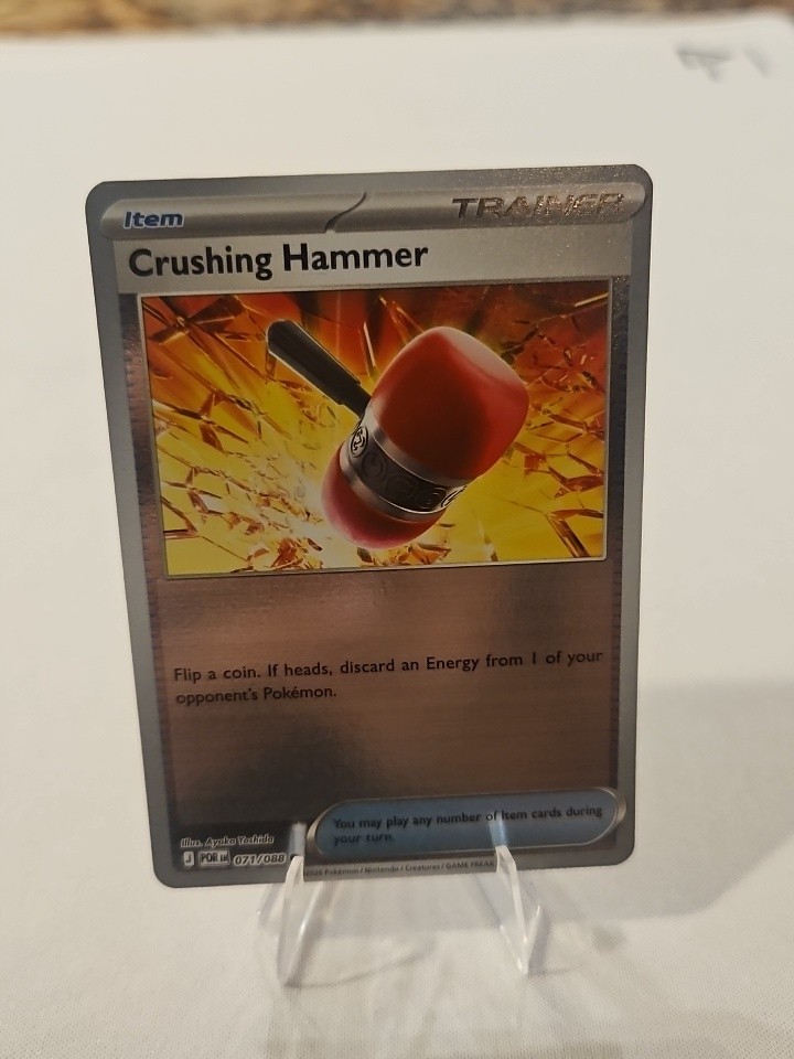 Crushing Hammer (Reverse Holo) - 071/088 - Perfect Order Unplayed New NM!!