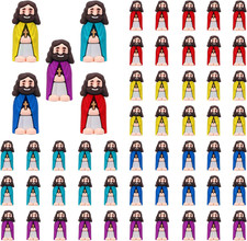 50 Pcs Mini Jesus Figurines Toys Easter Original Design Little Jesus Doll Gifts