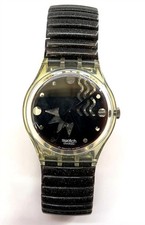 NEW Swatch Watch FLAKE GK165 / GK166 with Case Papers 1993 Gents NEW BATTERY