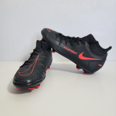 Nike Phantom GT Elite Men's Sz 6.5 Black/Chile Red Soccer Cleats CW6672-060