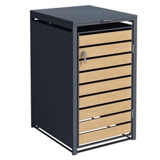 Schartec Wheelie Bin Storage SMB1-1 single Dust Bin Enclosure Cover Garden